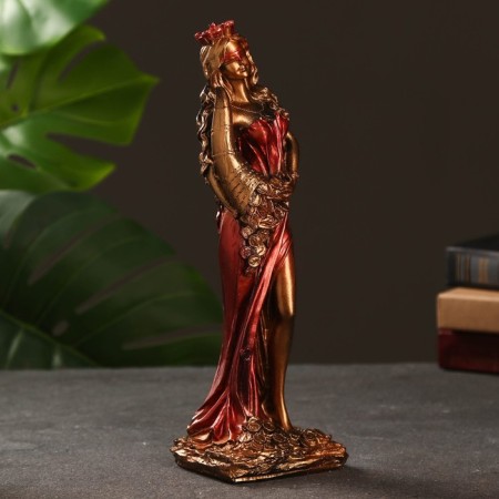 Figure "Goddess Fortune" gold, 29x10cm-1