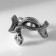 New Year! Symbol of the year 2025! Ring "Snake" Block, Color Black Silver, Directive