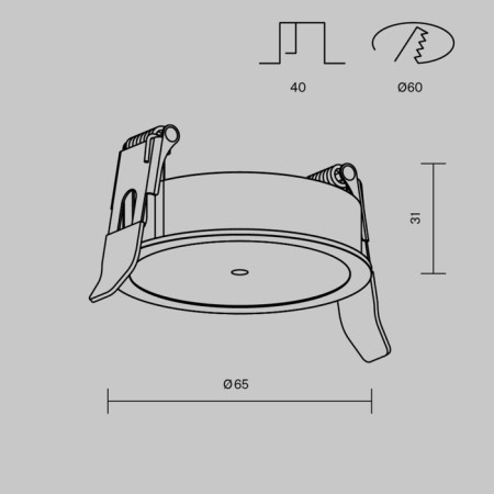 The base for the Maytoni Accessories for Pendant PA001-RS-B, Black-6