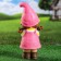 Garden figure "Girl with flowers" 33x15x14cm