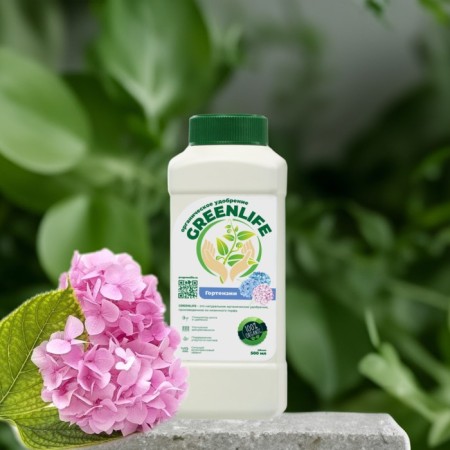 Organic fertilizer "Green Life" for hydrangea, 0.5 l