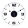 Walls wall, interior "style 1", silent, d-30 cm, pure dial transparent