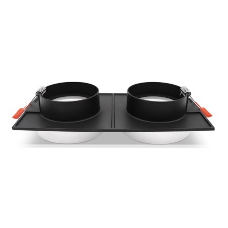 Lamp built -in spot Ambrella techno spot techno TN1319 with acrylic, GU5.3, Black sand, white matte-4