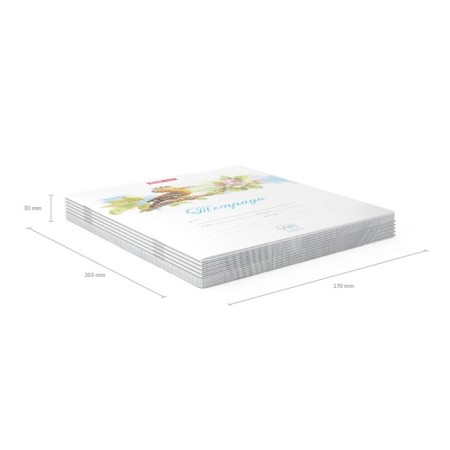 Notebook of 18 sheets in the Erichkrause Birds cage, cover coated cardboard, offset unit, whiteness 100%, mix-7