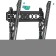Bracket Onkron TM5, for TV, inclined, 32 "-70", 35-145 mm from the wall, black