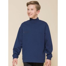 Sweatshirt for boys, height 152 cm, dark blue color