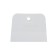 Rubber tundra spatula, 100 mm, white