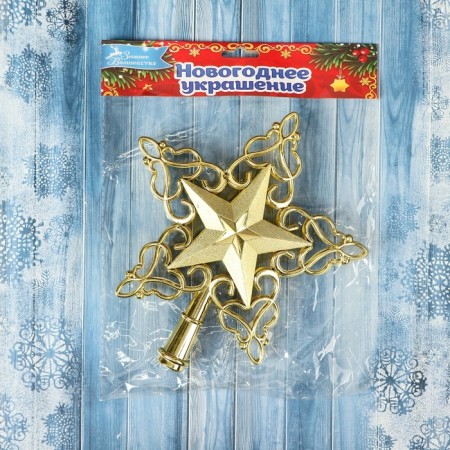 Top "Zvezda" of the monogram, 19x20 cm, gold-1
