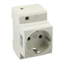 Power outlet IEK, RAR10-3-Op, on Din Rika, 10 A, 250 V, with salary, MRD10-16