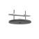 The base of the ceiling drowned Mantra Floron, 60 mm, the color is black