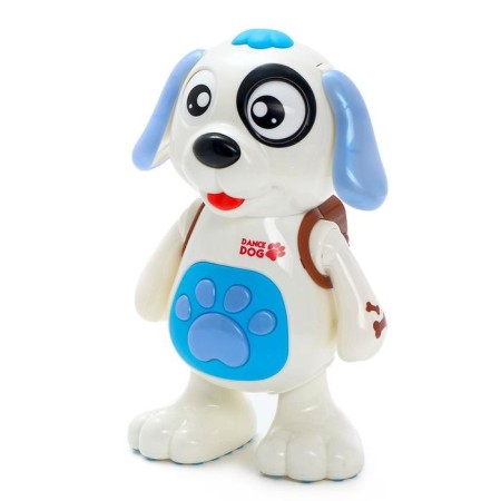 Toy "Dog", works from batteries, dances, light and sound effects-4