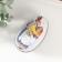 Casket Metal Egg "Bunny with Loof and Chamomiles" 6x6.7x11 cm