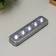 Night Pushlite "Martin" 5XLED 3AAA chrome 4.5x2.5x17cm Risalux