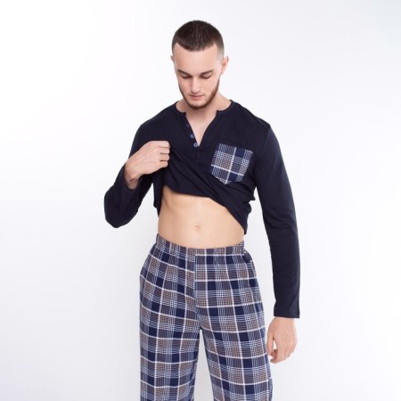 Homemade set (jumper/pants), ink color, size 58-4