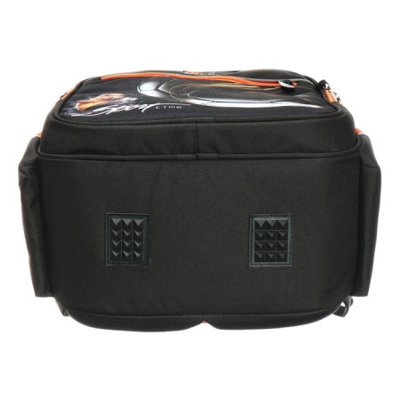 School backpack, 40 x 33 x 19 cm, ergonomic back, Stavia "Football", Blackr-6