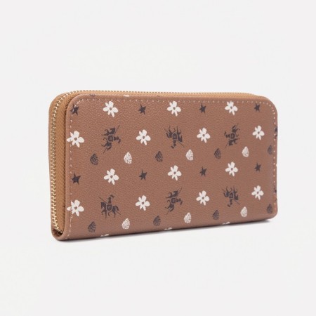 Women's wallet with lightning, red-1