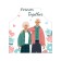 Apron of a kitchen with a “forever together” photo print, adjustable, size OS