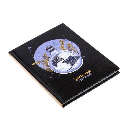 Notebook 105 x 140, 64 sheets, "slopes", solid cover, glossy lamination, sewing, white block-1