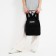 Backpack school textile nazamok, with pocket, 27x11x37, black