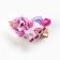 Hair hair clip luminous "unicorn", 4 x 3 cm