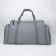 Sports bag with lightning, 3 outer pockets, gray/turquoise color