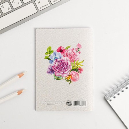 Notepad "from March 8" on the paper clip, A6, 32 sheets-4