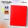Notebook on the crest A5 96 sheets in the Calligrata cage red, plastic cover, OFSET block