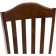 Wooden stool Midea array of gvee/fabric, nut/beige 43x48x94 cm
