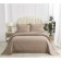 A set with a bedspread "Roxalana", size 230x250 cm, 50x70 cm - 2 pcs, the color of Mokko