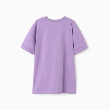 T -shirt female, lilac color, size 46-3