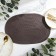 Serving shade "Oval", central-brown, 45*30 cm