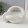 Polystone souvenir "Abstraction. Note" White with black interspersed 20x18x11.5 cm