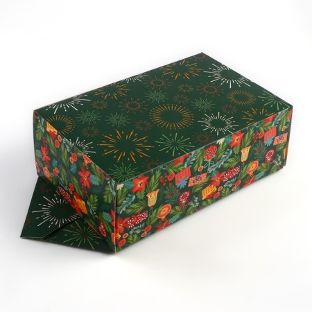The prefabricated box - the context "New Year tree", 18 x 28 x 10 cm, New Year-3