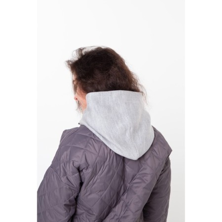 Hat (caper) female, gray color, size 54-58-5