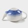 Kettle porcelain harness "Cosmos", 600 ml, blue color
