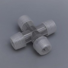 X-shaped connector Luazon Lighting for a light cord 13 mm, 2-PIN
