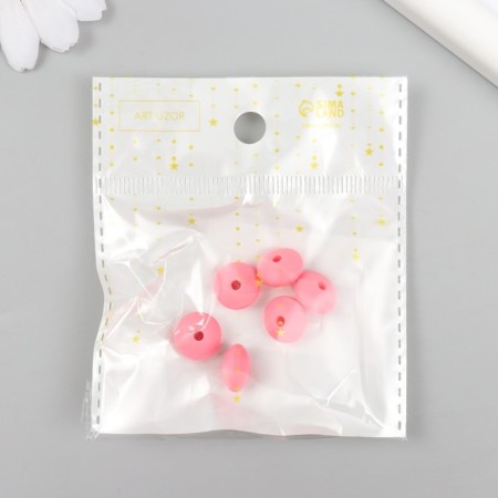 Busina silicone "flattened" children's pink d = 1.2 cm-2