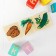 Wooden cubes "Vegetables" 4 elements, volume
