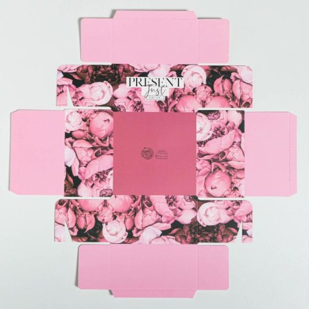 Bearbox under the gentor with PVC lid, confectionery packaging "Present", 12 x 6 x 11.5 cm-3