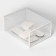Shoe storage box with a Middle Size shade door, 24 × 33 × 14 cm, 2 pcs