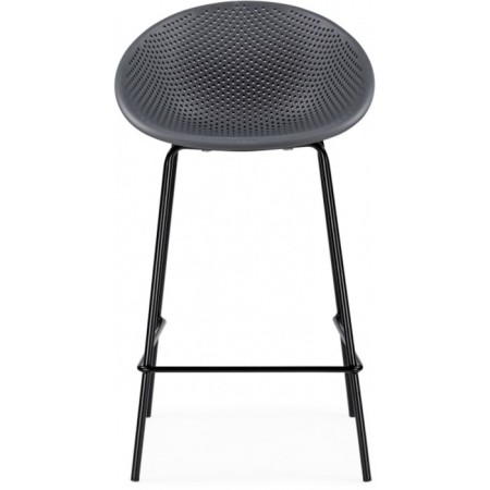 Baric stool zeta metal/plastic, black/gray 50x51x86 cm-1