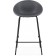 Baric stool zeta metal/plastic, black/gray 50x51x86 cm