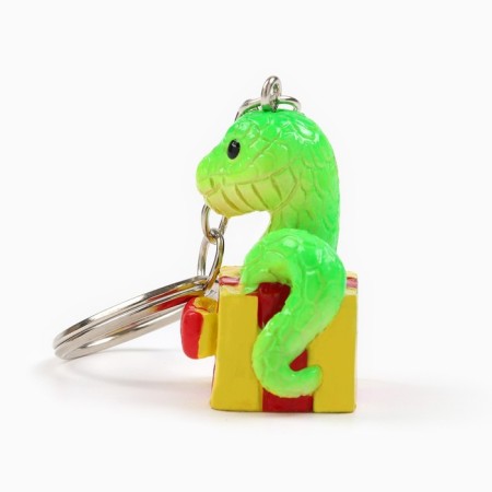 New Year's keychain for keys, voluminous "New Year: New Year Mix" New Year: 5 pcs-12