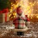 Santa Claus "in a red checkered fur coat with a bag" 14 cm