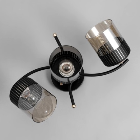 Galion chandelier 3he27 40W black and gold 55x26 cm-3