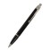 Gift handles, 2 pieces, in the leatherette case (feathers and ball), PB IM, black/silver