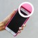 LED ring lamp for Luazon Aks-06, 3 modes, 80 mAh, pink