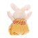 Soft toy "Bunny", pink suit, species mix