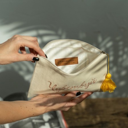 Cosmetic bag "Chint", size 15x21 cm-2