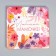 A disposable plate plate square paper "beloved mommy", 21 cm